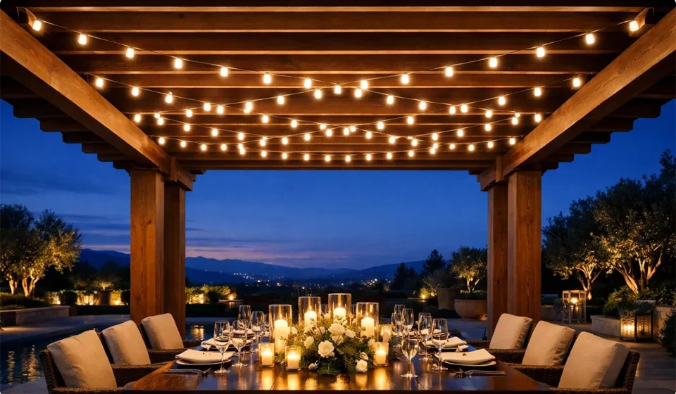 Outdoor Pergola String Light Wiring Guide for Safe Installation